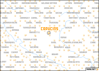 map of Capucins