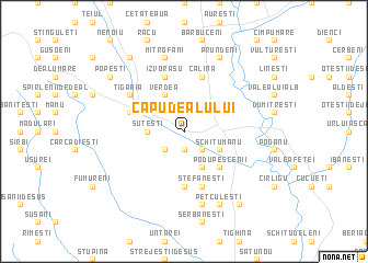 map of Capu Dealului