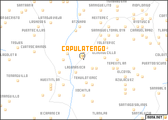 map of Capulatengo