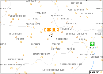 map of Capula