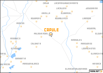 map of Capule