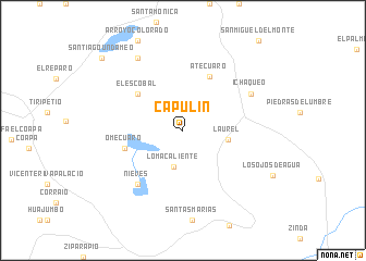 map of Capulín