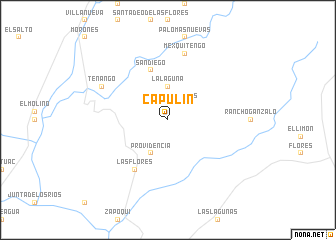 map of Capulín