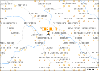 map of Capulín