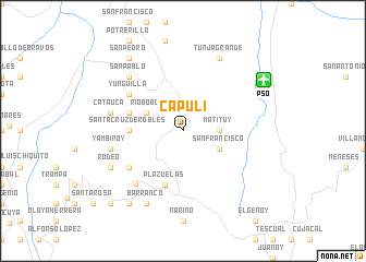 map of Capuli