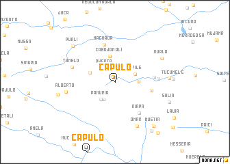 map of Cápulo