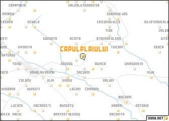 map of Capul Plaiului