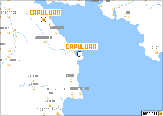 map of Capuluan