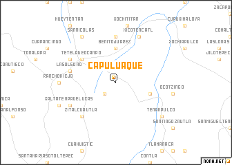 map of Capuluaque