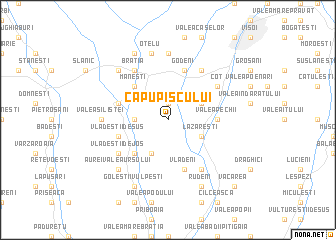 map of Capu Piscului