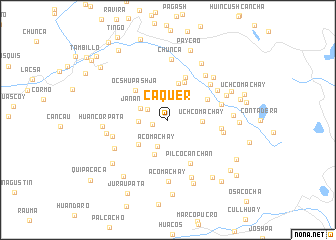 map of Caquer