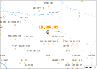 map of Caquiaviri