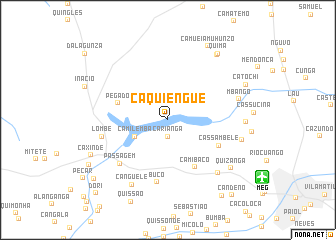 map of Caquiengue