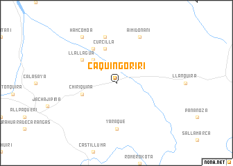 map of Caquingoriri