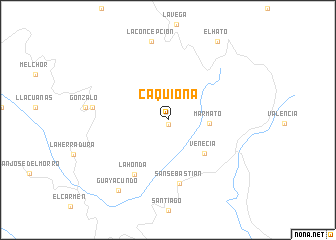 map of Caquiona