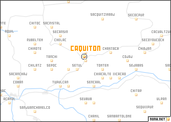 map of Caquitón