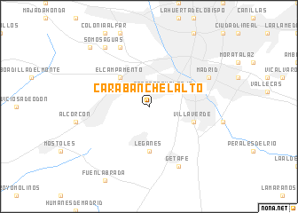 map of Carabanchel Alto