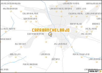 map of Carabanchel Bajo