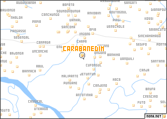 map of Carabanedim