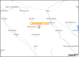 map of Carabantes