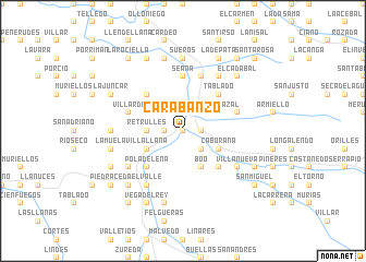map of Cárabanzo