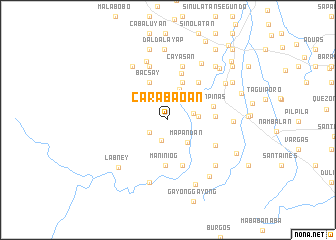 map of Carabaoan