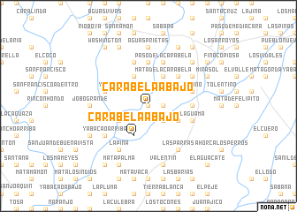 map of Carabela Abajo