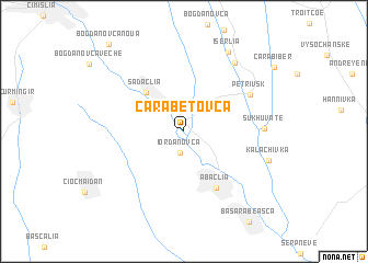 map of Carabetovca