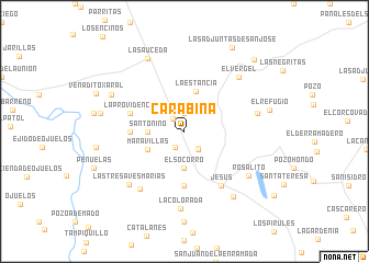 map of Carabina