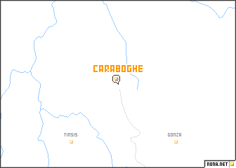 map of Caraboghe