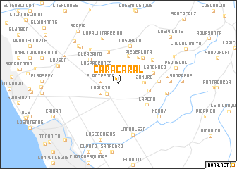 map of Caracaral