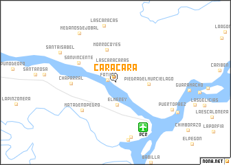 map of Caracara