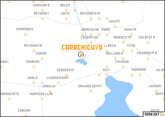 map of Carachicuyo