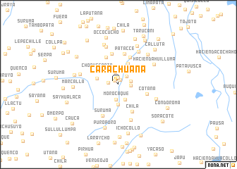map of Carachuaña