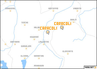 map of Caracolí