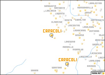 map of Caracolí