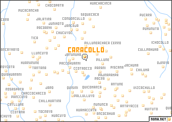 map of Caracollo