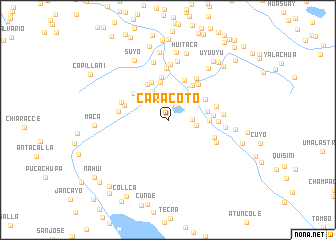 map of Caracoto