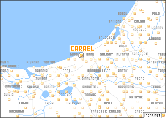 map of Carael