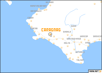 map of Caragñag