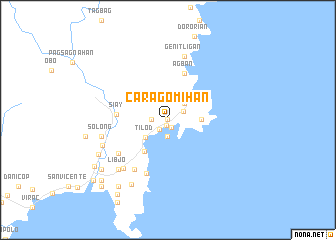 map of Caragomihan