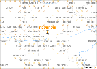 map of Caragral