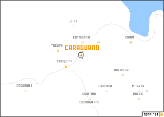 map of Caraguano