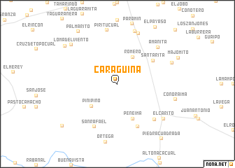 map of Caraguina