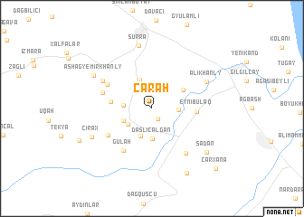 map of Çarah
