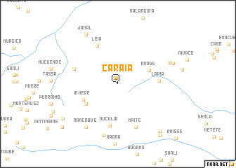 map of Caraia