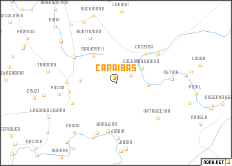 map of Caraíbas