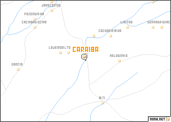 map of Caraíba