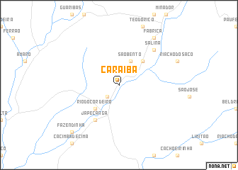 map of Caraíba