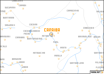 map of Caraíba